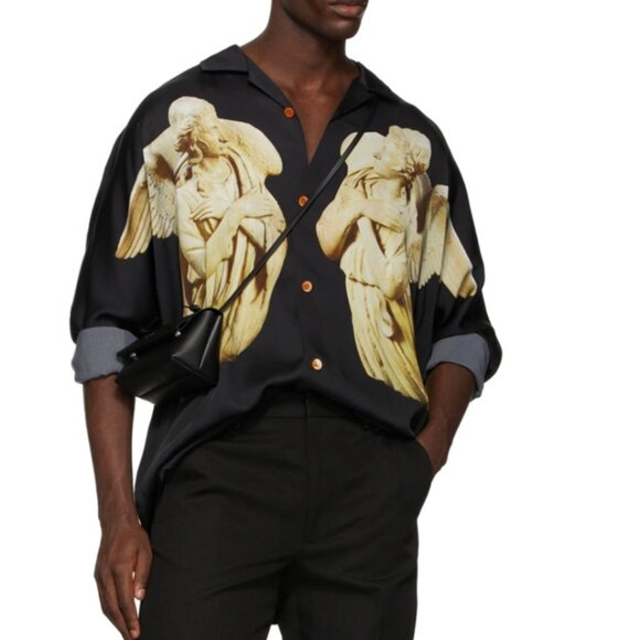 Acne Studios Angel Statues Print Shirt